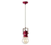 Lampadario a sospensione in ceramica vintage per salotto 1 luce FLR-225
