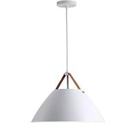 Lampadario a sospensione in metallo retrò in metallo a sospensione a testa singola lunghezza della lampada a sospensione Acrilico regolabile per la camera da letto dell'isola da cucina (37 cm)