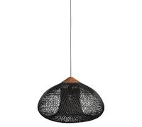 Lampadario a sospensione in rattan intrecciato a mano, lampadario a forma di cesto di bambù, illuminazione in stile cinese retrò per sala da pranzo, isola della cucina, camera da letto - Elegante arre