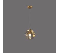 Lampadario a Sospensione in Vetro con Testa Singola, Piccolo, per Sala da Pranzo, Cucina, Isola, Bar, Illuminazione Decorativa, lampadario a Sospensione, soffitto, Altezza Regolabile, lampadario