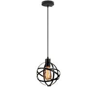 Lampadario a sospensione Industry 3 Lampada moderna 1, paralume V-intage E27 Lampada a sospensione a testa singola Dispositivo di illuminazione fisso for cucina domestica, luce led soffitto