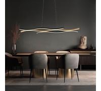 Lampadario A Sospensione Lampada Da Soffitto LED Effetto Legno BigLight [EEK: Inaditato]