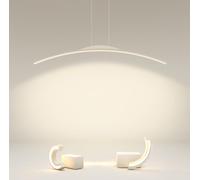 Lampadario a Sospensione LED 16W Curvato Bianco Lampada da Soffitto Interno IP20 [EEK: A]