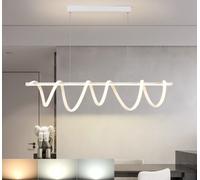 Lampadario a Sospensione LED 60W Barra Luminosa Spirale Tecnologia CCT Interno