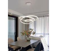 Lampadario a Sospensione LED 90W Design Spirale Tripla Luce Dimmer e Telecomando
