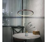 Lampadario A Sospensione LED Color Caffè Per Sala Da Pranzo H 120 Cm [EEK: Inaditato]