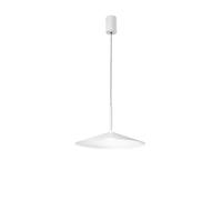 LAMPADARIO A SOSPENSIONE LED KHAN BIANCA 16W 2405L CCT 2700 E 3200K 48X150CM