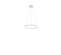 Luce Ambiente Design Lampada LED a sospensione Niike, bianca, Ø 50 cm, metallo, CCT Luce Ambiente Design