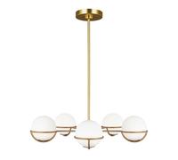 Lampadario a Sospensione LED Plafoniera Ottone D 81,3 CM Sala da Pranzo [EEK: Inaditato]