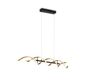 Lampadario a sospensione LED Sequence dimmerabile 5600 lm H 104,5 cm Colori dell'oro