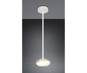 Lampadario a sospensione LED Tarsia 1700lm 4000K Ø22cm bianco opaco Bianco opaco
