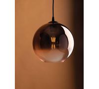 LAMPADARIO A SOSPENSIONE MARTE RAME 1 LUCE ATTACCO E27 35X35X156,7CM CAVO NERO