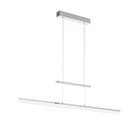 Lampadario A Sospensione Minimal Tarandell Alluminio Cromo 2 Led 12,5W 3300Lm [EEK: A++]