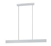 Lampadario A Sospensione Moderno Andreas-Z Acciaio Grigio 2 Luci Led 19W 4600Lm