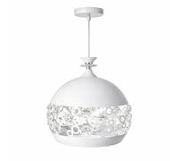 Lampadario a Sospensione Moderno E27 220V Sfere Bianche Design con Giochi Luce [EEK: A+++]