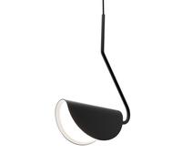 Lampadario A Sospensione Moderno Mollis Metallo Nero Acrilico 1 Luce G9 7W