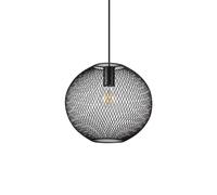 Lampadario A Sospensione Moderno Net Metallo Nero 1 Luce E27 42W Ip20
