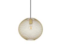 Lampadario A Sospensione Moderno Net Metallo Oro 1 Luce E27 42W Ip20