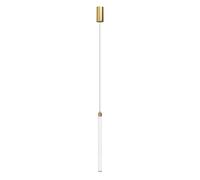 Lampadario A Sospensione Moderno Ray Alluminio Oro Luce Led Integrato 20W