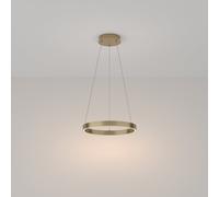 Lampadario A Sospensione Moderno Rim Alluminio Ottone Luce Led 25W
