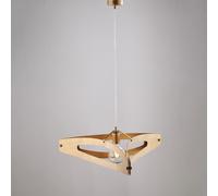 Lampadario a sospensione moderno taglio laser oro 1 luce BON-827