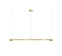 Lampadario A Sospensione Moderno Tau Alluminio Oro Luce Led 21W