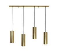 Lampadario A Sospensione Ottone B: 90 Cm H: Max. 110 Cm Regolabile 4x E27