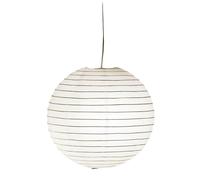 Lampadario a sospensione Paper pallone bianco Ø 40 cm Bianco