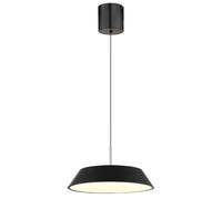 Lampadario A Sospensione Per Cucina In Metallo Alluminio Nero H 180 Cm