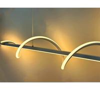 Lampadario a Sospensione Plafoniera da Soffitto LED Moderno Onda Spirale 36W [EEK: A+]