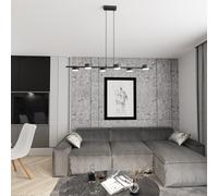 Emibig Sora lampada sospesa 6x12 W nero 1440/6