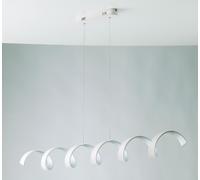 Luce Ambiente Design HELIX lampada a sospensione 6 luci, LED, LED-HELIX-S6 BCO, HELIX [Lampade per Interni > Lampade a Sospensione]