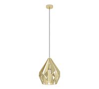 EGLO Lampada sospensione Carlton 1 luce, oro, Ø 31 cm EGLO