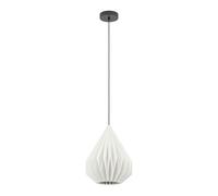 Lampadario A Sospensione Vintage Minting Piccolo Acciaio Nero Bianco 1 Luce E27