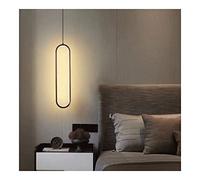 Lampadario a strisce lunga rotonda lampadario a led rotondo, luci vintage industriali, appuntamento lampada appesa al soffitto del paralume acrilico applicare la cucina del ristorante camera da