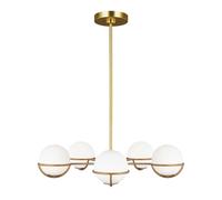Lampadario Apollo 5 Luci - Ottone brunito