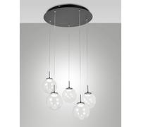 FABAS LUCE Ariel lampada a sospensione, LED 5 luci, 3770-49-372, Ariel [Lampade per Interni > Lampade a Sospensione]