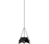 Lampadario Artigianale E27 con Base a Testa Singola, Decorazione per Comodino, Lampada a Sospensione Moderna, lampadario Industriale con Gabbia Metallica