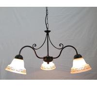 LAMPADARIO ATENA A 3 LUCI LANTERNA APPLIQUE LAMPIONE LAMPADE