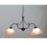 LAMPADARIO BILANCERE ATENA 2 LUCI LANTERNE LAMPIONE APPLIQUE