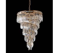 Lampadario classico oro con cristalli 3 luci LGT Istanbul sp3