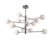 Lampadario Collezione EQUINOXE 12 Luci G4 Cromo Dimmerabile Ideal Lux