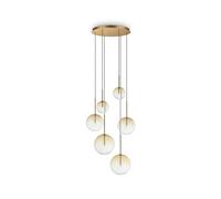 Lampadario Collezione EQUINOXE 6 Luci G4 Cromo Dimmerabile Ideal Lux