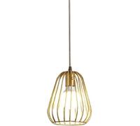 Lampadario con finitura dorata satinata Lampadario in stile industriale con linee in ottone Lampada a sospensione dal design scavato Lampada da soffitto regolabile,lampada un aspetto elegante