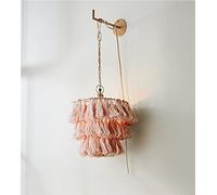Lampadario con frange, lampadario decorativo in cotone bohémien, lampadario di design ...,illuminazione a soffitto