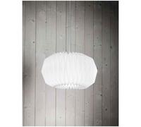 Lampadario con lampada a sospensione in acrilico bianco D.45cm 6302B Illuminazione moderna ideale per stanzetta cucina salone