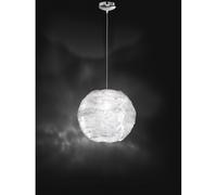 Lampadario con lampada a sospensione in acrilico trasparente D.30cm art.6308T Illuminazione moderna ideale per salone e cucina