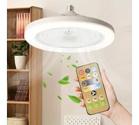 Lampadario Con Ventilatore Da Soffitto E27 Ventola Soffitto Con Luce Plafoniera [EEK: A+++]