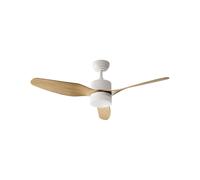 Lampadario con Ventilatore Radiocomandato marrone chiaro Anderson