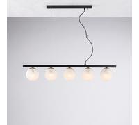 Lampadario Contemporaneo Adrian Metallo Nero Bronzo 5 Luci E14 [EEK: A++]